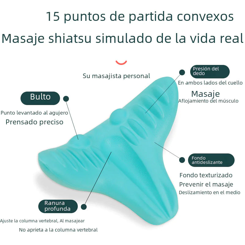 Neck Traction & Massage Pillow – Portable Acupressure Relief Anywhere