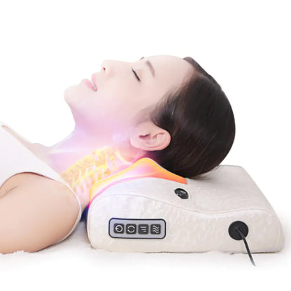 Electric Neck & Shoulder Massager Pillow with Heat – Full Body Stress Relief