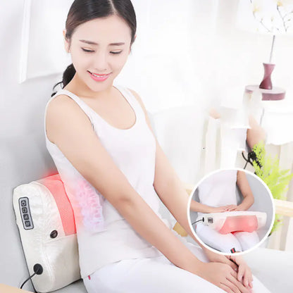 Electric Neck & Shoulder Massager Pillow with Heat – Full Body Stress Relief