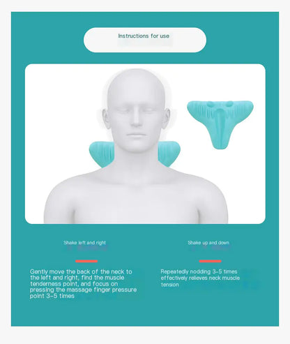 Neck Traction & Massage Pillow – Portable Acupressure Relief Anywhere