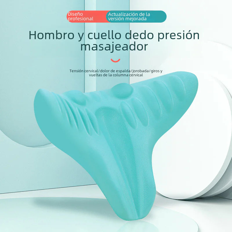 Neck Traction & Massage Pillow – Portable Acupressure Relief Anywhere