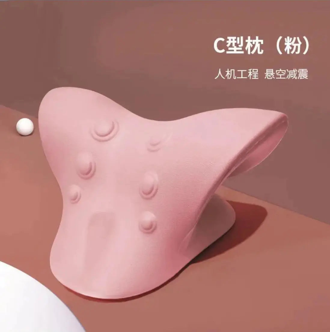 Neck Traction & Massage Pillow – Portable Acupressure Relief Anywhere